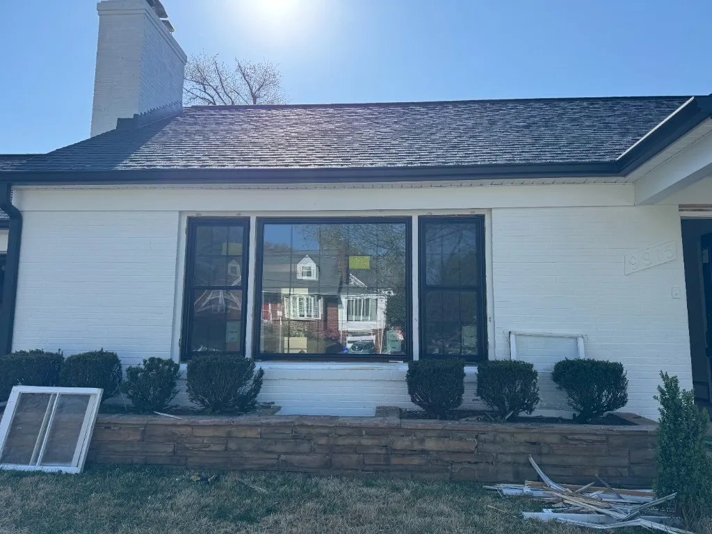 Painted Brick Cottage Window Replacement